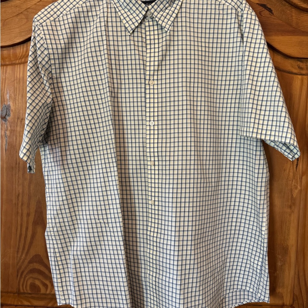 Jos. A. Banks - Tailored Fit Men's Multicolored Checkered Shirt